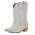 GLITZERNDE COWBOY-STIEFEL IM WESTERN-STIL